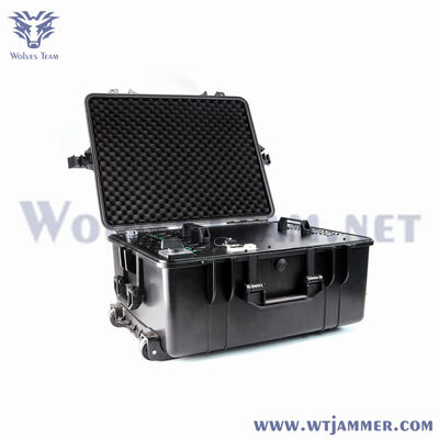 comprar Bagagem de carrinho leve de 6 canais 40W isolador de sinal de todas as frequências para blindagem de conferência interna Fabricação em linha