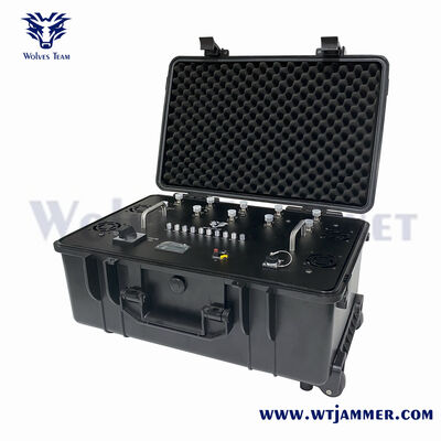 comprar 18 bandas 300W portavel Trolley Case Multi Band isolador de sinal para segurança atividade ao ar livre Fabricação em linha