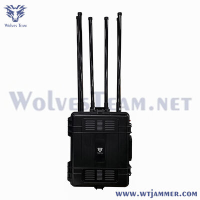 comprar 8 canais 600W Trolley Bloco de bloqueio de sinal de alta potência 5G / 4G / 3G / 2G / WiFi Fabricação em linha