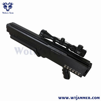 comprar 10 jammer anti-UAV portátil de alta potência das faixas 100W para defesa crítica do local Fabricação em linha