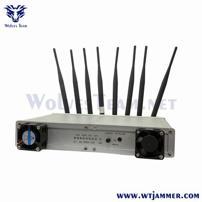 comprar 8 bandas 40W Bloqueador de sinal de alta potência, cobertura 20-40m Anti- rastreamento e proteção da privacidade Fabricação em linha
