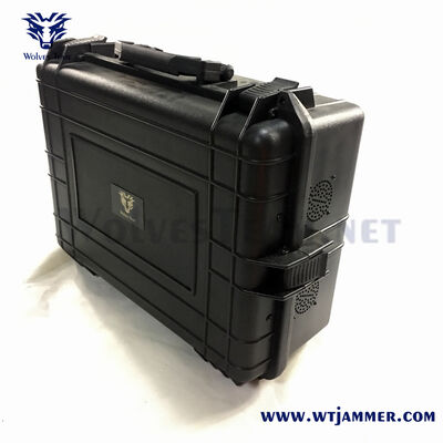 comprar Ferramenta preta da interrupção do sinal do jammer do telefone móvel do poder superior preto para a proteção da área sensível Fabricação em linha
