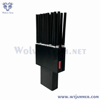 comprar Bloqueador de sinal de multi-frequência de alta potência portátil de 22 bandas 3G/4G/5G GPS WiFi cobre 315/433/868MHz para uso profissional em campo no Oriente Médio Fabricação em linha