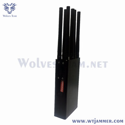 comprar Jammer Handheld do sinal de 10M 100-240V construído na bateria Fabricação em linha