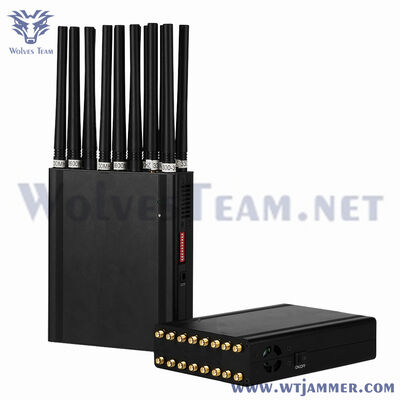 comprar 16 canais sinal móvel 2G 3G 4G 5G CDMA GPS Bloqueador de sinal Multifunção supressor de mão interferência de sinal Fabricação em linha
