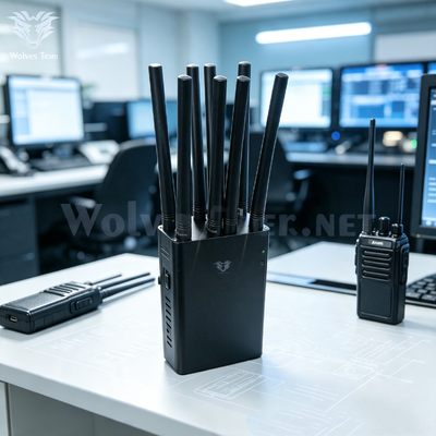 comprar Fornecimento Direto da Fábrica Walkie-Talkie Portátil de Mão e Jammer de Sinal de Rádio Bidirecional Dispositivo de Interferência de Rádio Multi-Antena Fabricação em linha
