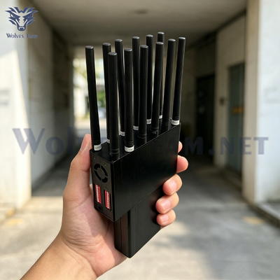 Comprar Bloqueador de Sinal de Celular 5G GPS Potente de 12W com 12 Antenas Ajustáveis e Tela Digital LCD Fabricação em linha