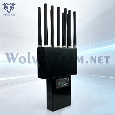 Comprar 16 jammer Handheld do sinal do telefone celular do watt 5G da antena 16 com bateria para dentro Fabricação em linha