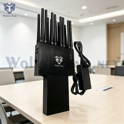 Comprar Construtor portátil da multi antena do jammer portátil do sinal de WiFi para salas confidenciais Fabricação em linha
