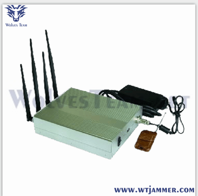 Comprar Bloqueador de sinal Wifi Bluetooth de 4 antenas selecionável montado na parede interior para salas de reuniões secretas de alto nível Fabricação em linha