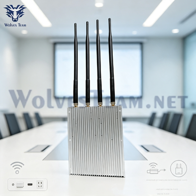 Comprar Jammer de sinal Wi-Fi 2.4G 5.8G com alcance de blindagem de 20-50 metros, dispositivo para bloquear interferência e ruído de alto-falantes sem fio Fabricação em linha