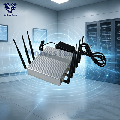 Comprar Jammer de Sinal Sem Fio de Mesa Ajustável Personalizado de 8 Bandas de Frequência, Bloqueador de Sinal de Celular Multibanda para Sala de Negociação Fabricação em linha