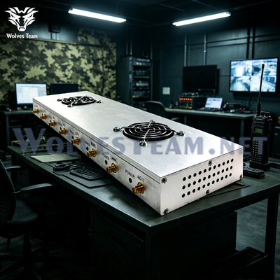 Comprar Jammer de Sinal de Banda Completa 40W 8 Bandas Bloqueia 2G/3G/4G/GPS, Dispositivo de Blindagem Especial para Instalações de Comando de Defesa Fabricação em linha