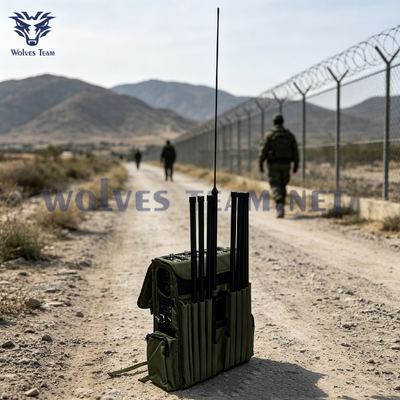 Comprar 300 metros 8 bandas High Power Backpack Signal Jammer para a guarnição para bloquear GPS e sinais de telemóvel Fabricação em linha