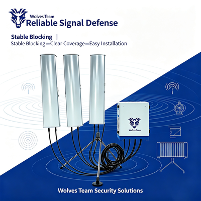 Comprar 600W IP65 Impermeável 14-Band Jammer de Sinal Externo RF Jammer para 2G 3G 4G 5G WiFi GPS L1 L2 Fabricação em linha