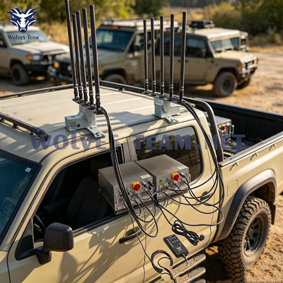 Comprar Sistema de supressão de sinal de veículo montado no telhado Antenas omnidirecionais à prova d'água Fabricação em linha