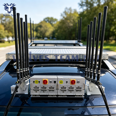 Comprar Interruptor de sinal de veículo com antenas omnidirecionais bloqueando drone Wifi GPS etc. Fabricação em linha