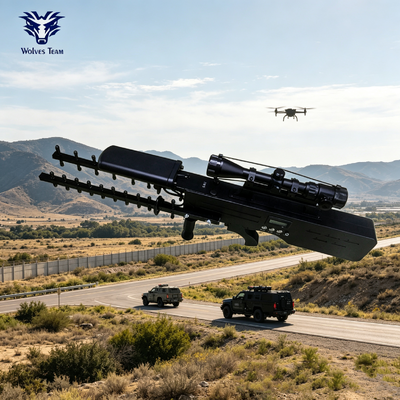 Comprar Pistola de Contramedida para Drones 30W 100-240VAC Dispositivo Portátil de Supressão de RF para Proteção Anti-Drone e de Informações Confidenciais Fabricação em linha