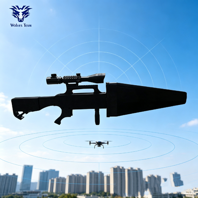 Comprar Dispositivo anti-drone tipo pistola IP55 para forças armadas ou forças de segurança Fabricação em linha