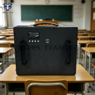 Comprar Jammer Anti-UAV de 4 bandas personalizável para interiores, bloqueador de sinal contra drones ilegais para proteção de locais de exames Fabricação em linha
