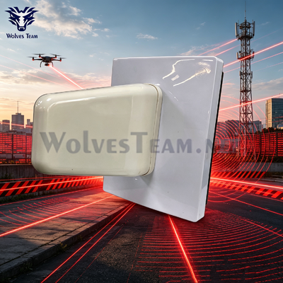Comprar Dispositivo portátil de bloqueio de drones com frequência e potência personalizáveis e alimentado por bateria para bloqueio de sinal de drones Fabricação em linha