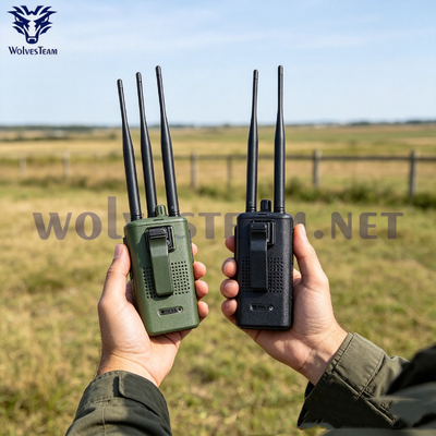 Comprar Detector de Drone Portátil Bateria Embutida Antena Omni Alarme Automático Frequências Personalizadas Fabricação em linha