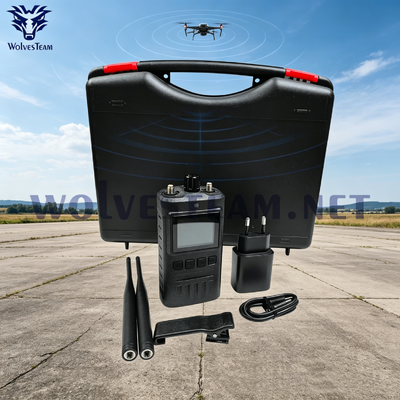 Comprar Detector portátil de drones anti-drone de 3-8 bandas para aplicação da lei Fabricação em linha