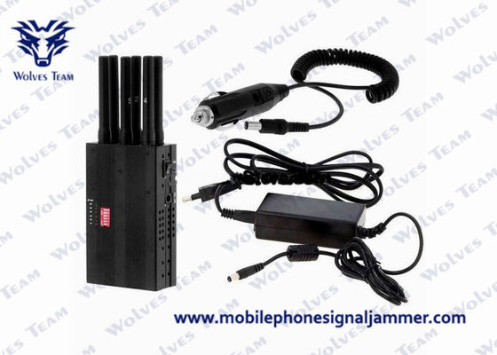 6 jammer selecionável do telefone celular da G/M CDMA 3G 4G das antenas mini
