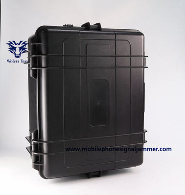 Portátil personalize o jammer da frequência ultraelevada do VHF da G/M CDMA 3G 4G 5G WiFi do poder superior da frequência