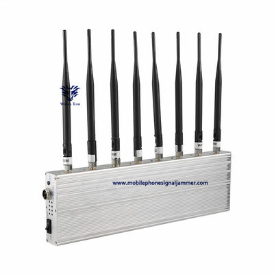 o bloqueio da G/M 3G 4G 5G do poder superior do jammer do sinal do telefone celular dos canais 70W 7 varia 100 medidores