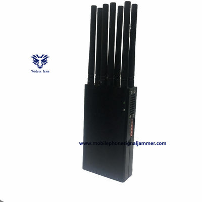 Antena portátil 10 celular Jammer de sinal PCS CDMA 3G 4G 5G WiFi GPS Jammer de sinal