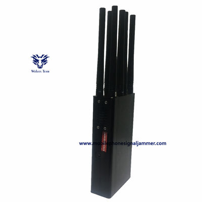 Antena portátil 10 celular Jammer de sinal PCS CDMA 3G 4G 5G WiFi GPS Jammer de sinal