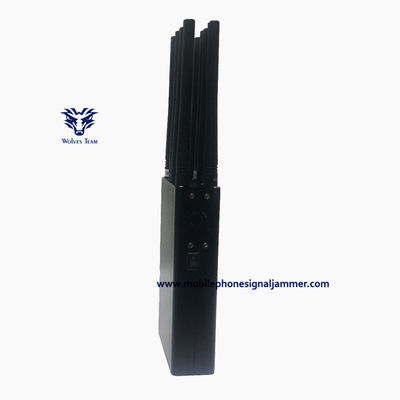 Antena portátil 10 celular Jammer de sinal PCS CDMA 3G 4G 5G WiFi GPS Jammer de sinal