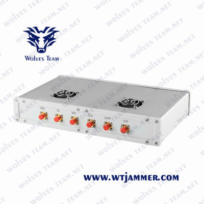 A G/M 3G 4G GPS WiFi Lojack 8 une o jammer do telefone celular de 18W 40m