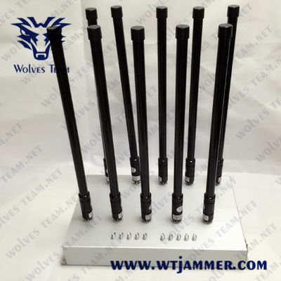 Jammer GPS WiFi do sinal do telefone celular da frequência ultraelevada G/M 3G 4G 5G do VHF/uso da sala de reunião jammer de Bluetooth Lojack