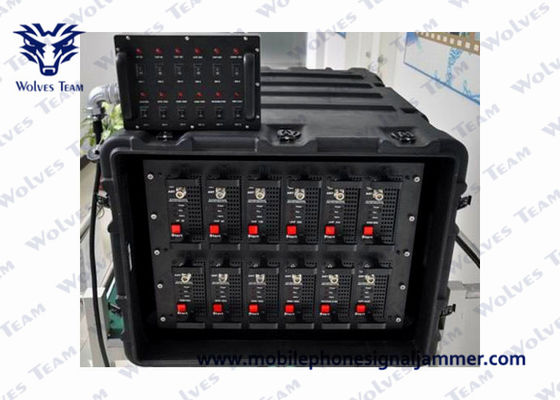 12 jammer da bomba das faixas 868W IED para o trem militar