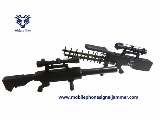 comprar O zangão da defesa da segurança que bloqueia a arma do dispositivo dá forma ao jammer impermeável do zangão Anti-Uav do telescópio IP55 do laser do IR 2000 medidores online manufacture