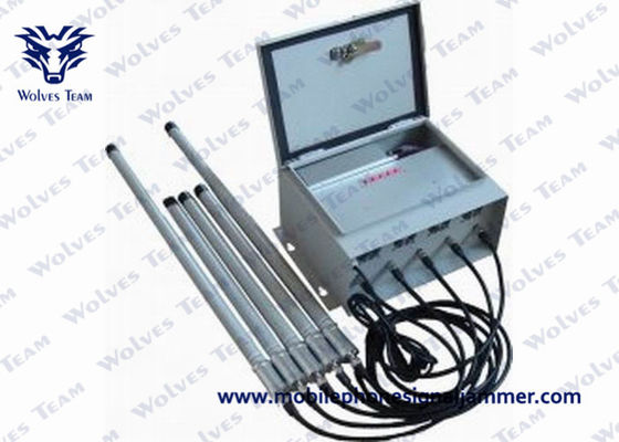 Prison Jammer RF Output com sistema de controle sem fio Jammer de sinal de celular