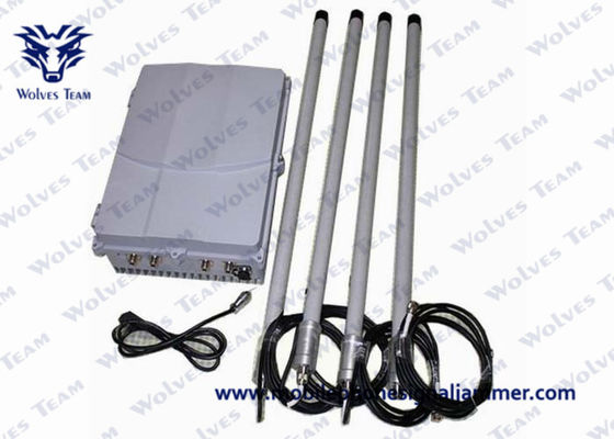 Jammer da bomba do trem da resistência da poeira, jammer do sinal de Wifi do telefone celular que bloqueia a escala 100m