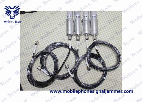 Jammer da bomba do trem da resistência da poeira, jammer do sinal de Wifi do telefone celular que bloqueia a escala 100m