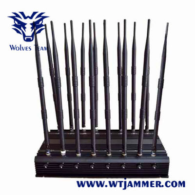 comprar 18 bandas GSM 3G 4G 5G Wi-Fi UHF VHF GPS Jammer sinal de exame interior Sala de reuniões 50 metros de alcance online manufacture