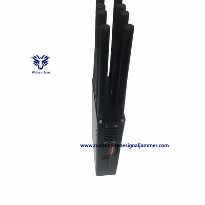 Adapte Handheld portátil da C.A. do jammer do jammer GPSL1/L2/L5 WIFI do telefone celular de 3G 4G 5G