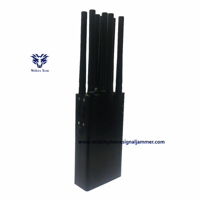 Adapte Handheld portátil da C.A. do jammer do jammer GPSL1/L2/L5 WIFI do telefone celular de 3G 4G 5G