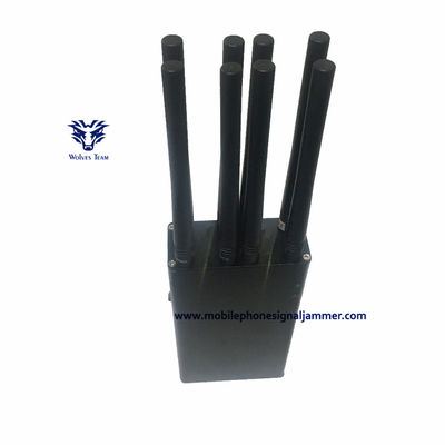 Adapte Handheld portátil da C.A. do jammer do jammer GPSL1/L2/L5 WIFI do telefone celular de 3G 4G 5G