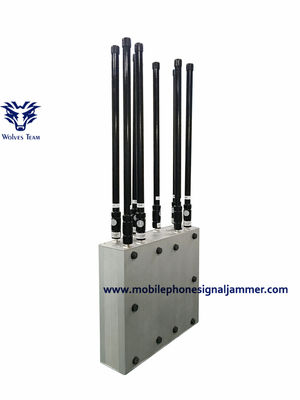 Jammer completo do sinal do telefone celular da frequência do mundo primeiro que obstrui o jammer do sinal da DCS PCS 3G 4G 5G de CDMA G/M