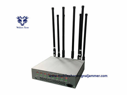 Jammer completo do sinal do telefone celular da frequência do mundo primeiro que obstrui o jammer do sinal da DCS PCS 3G 4G 5G de CDMA G/M