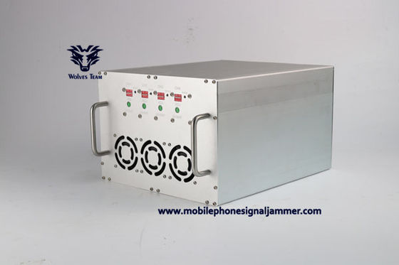 Bloqueador de bloqueio de sinal de celular inteligente WiFi Bluetooth / 5G / GPS / Lojack / UHF / VHF Bloqueador de sinal de 150 metros de alcance