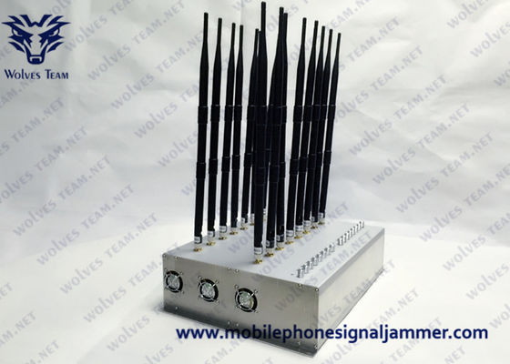 Bloqueio móvel esperto do sinal do zangão de WiFi Bluetooth /5G/GPS/Lojack/UHF/VHF do jammer do telefone celular
