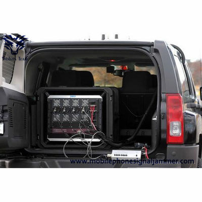 Jammer do sinal do veículo da frequência ultraelevada 800w do VHF da G/M CDMA 3G 4G WIFI