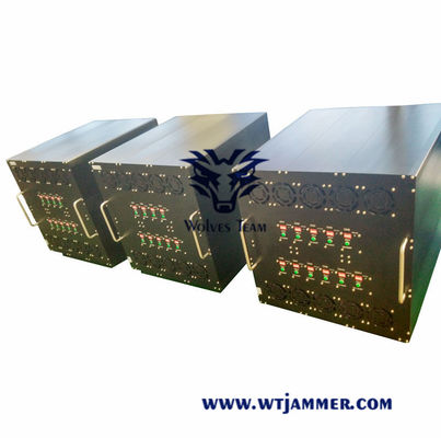 Jammer do sinal do veículo da frequência ultraelevada do VHF da escala alta 1000W 3G 4G WIFI